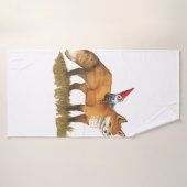David de Gnome Woodland Forest Vrienden Badhanddoek (Badhanddoek)