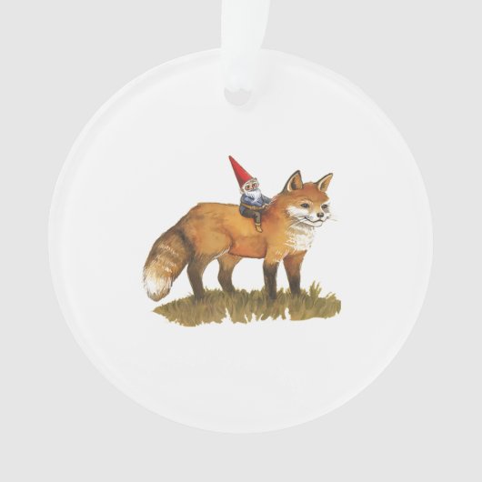 David de Gnome Woodland Forest Vrienden Ornament (voorkant)