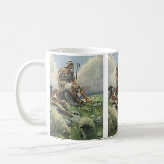 David de Herder door Copping, Oude Religie Koffiemok (Links)