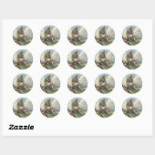 David de Herder door Copping, Oude Religie Ronde Sticker (Vel)