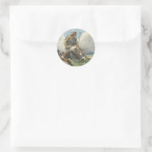 David de Herder door Copping, Oude Religie Ronde Sticker (Tas)