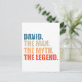 David De Man De Mythe De Legende Briefkaart (Staand voorkant)