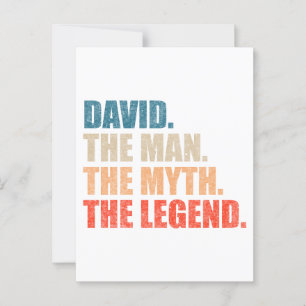 David De Man De Mythe De Legende Briefkaart