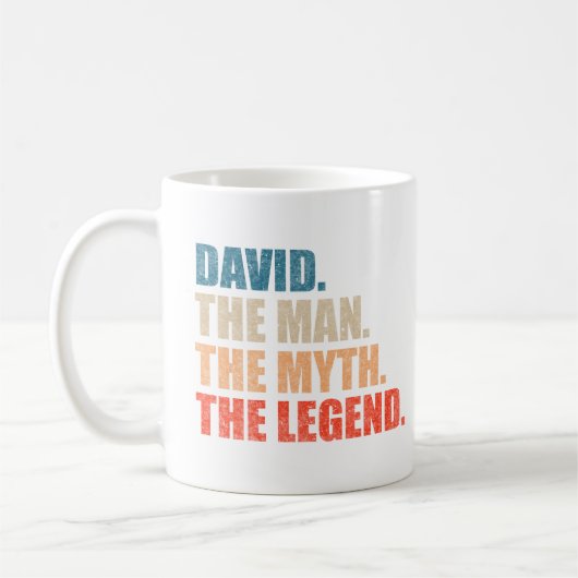 David De Man De Mythe De Legende Koffiemok (Links)