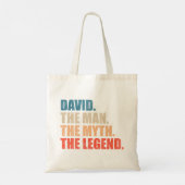 David De Man De Mythe De Legende Tote Bag (Achterkant)