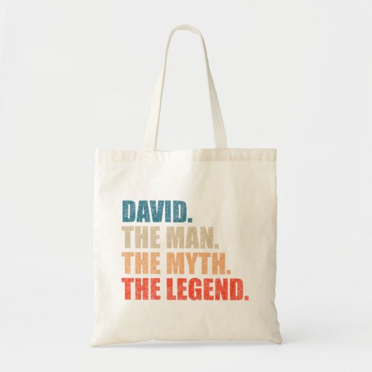 David De Man De Mythe De Legende Tote Bag (Voorkant)