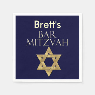 David Designer Bar Mitswa Napkins beroemd gemaakt  Servetten