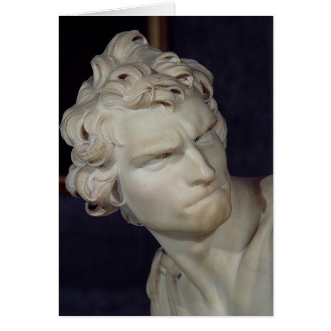 David, details van het hoofd, 1623-23 (Voorkant)