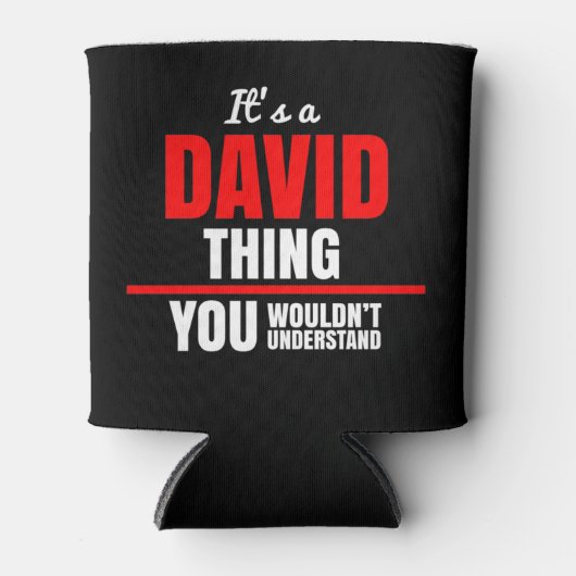 David Ding dat je niet zou begrijpen Blikjeskoeler (Voorkant)