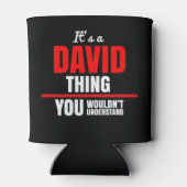 David Ding dat je niet zou begrijpen Blikjeskoeler (Achterkant)