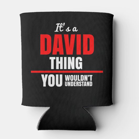 David Ding dat je niet zou begrijpen Blikjeskoeler (Achterkant)