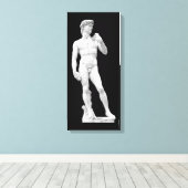 David door Michelangelo Ingewikkeld Canvas (Insitu (Houten vloer))