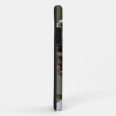 David draagt roos gekleurde glazen Case-Mate iPhone case (Achterkant/rechts)