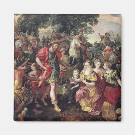 David en Abigail of Alexander Magneet (Voorkant)