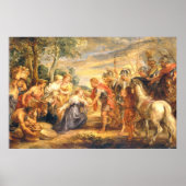 David en Abigail - Sir Peter Paul Rubens Fine Art Poster (Voorkant)
