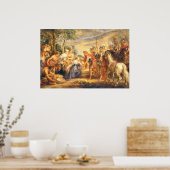 David en Abigail - Sir Peter Paul Rubens Fine Art Poster (Keuken)
