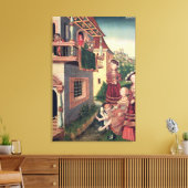 David en Bathsheba, 1528 Canvas Afdruk (Insitu (Woonkamer))