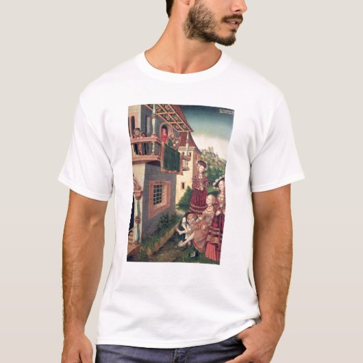 David en Bathsheba, 1528 T-shirt (Voorkant)