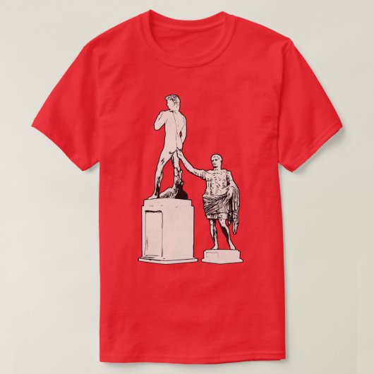 David en Caesar Butt Play T-shirt (Design voorkant)