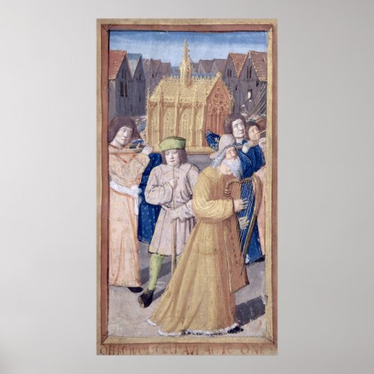 David en de Ark van het Convenant Poster (Voorkant)