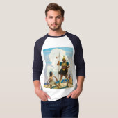 David en Goliath, 1940, van Newell Convers Wyeth T-shirt (Voorkant volledig)