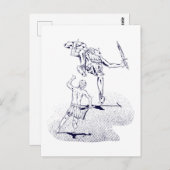 David en Goliath Briefkaart (Voorkant / Achterkant)