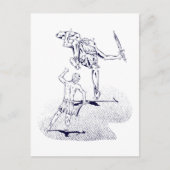 David en Goliath Briefkaart (Voorkant)