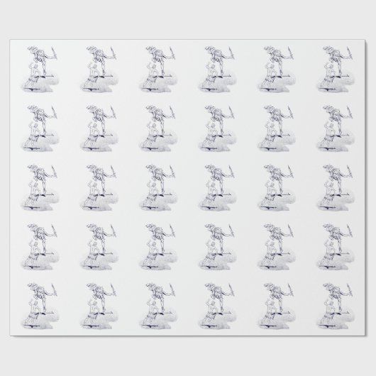 David en Goliath Cadeaupapier (Vlak)