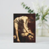 David en Goliath - Caravaggio c.1610 Briefkaart (Staand voorkant)