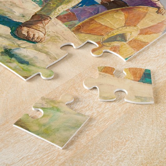 David en Goliath door Newell Convers Wyeth Legpuzzel (Zijkant)