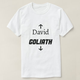 David en Goliath Funny Shirt