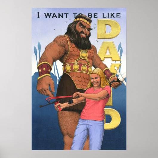 David en Goliath-Girl Poster (Voorkant)