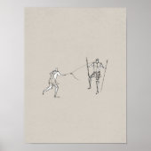 David en Goliath, Jezus Kunst, Bijbel Schetsen, Je Poster (Voorkant)