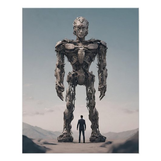 David en Goliath Perfect Poster (Voorkant)