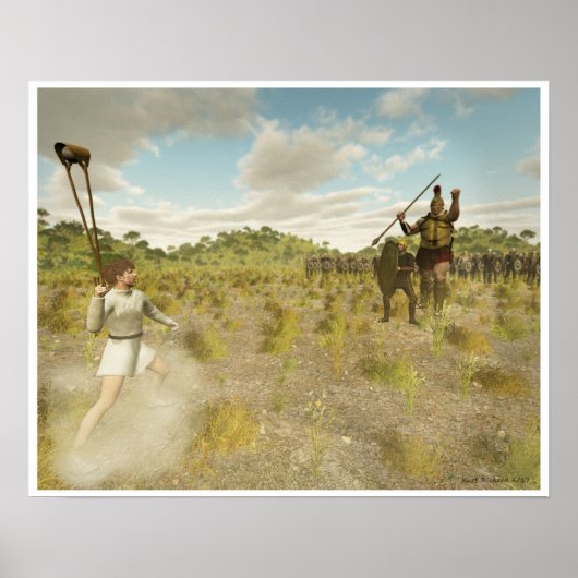 David en Goliath Poster (Voorkant)