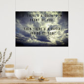 David en Goliath Quote Poster (Keuken)
