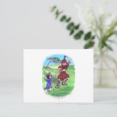 DAVID EN GOLIET BRIEFKAART (Staand voorkant)