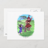 DAVID EN GOLIET BRIEFKAART (Voorkant / Achterkant)