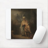 David en Jonathan - Rembrandt - c1642 Muismat (Met muis)