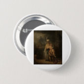 David en Jonathan - Rembrandt - c1642 Ronde Button 5,7 Cm (Voorkant /achterkant)