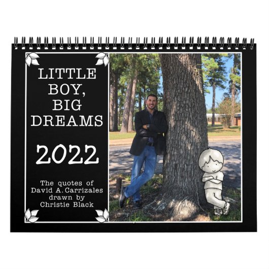 David en Little Boy 2022 Agenda Kalender (Hoes)