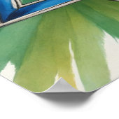 David en Peace Dove Waterverf Poster (Hoek)