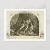 David Garrick (1717-79) als Richard III, Act V Sce Briefkaart (Voorkant)