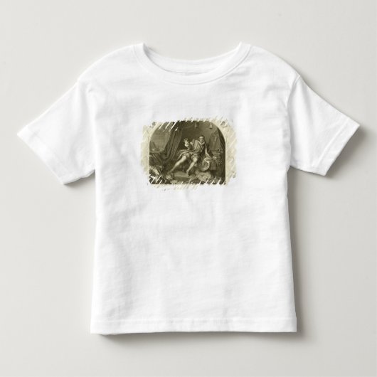 David Garrick (1717-79) als Richard III, Act V Sce Kinder Shirts (Voorkant)