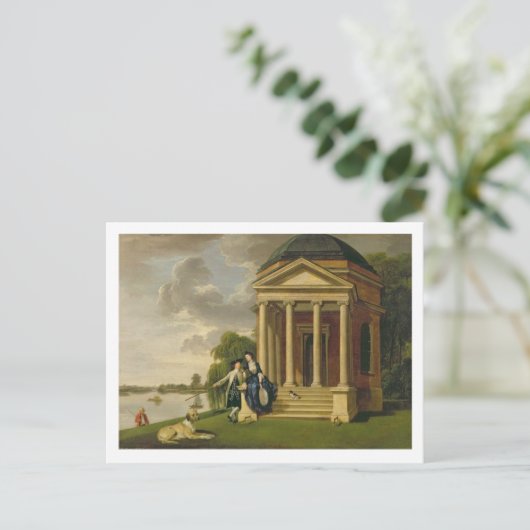 David Garrick (1717-79) en zijn vrouw van zijn Tem Briefkaart (Staand voorkant)