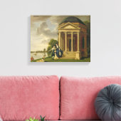 David Garrick (1717-79) en zijn vrouw van zijn Tem Canvas Afdruk (Insitu (Woonkamer))