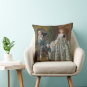 David Garrick en Mrs Pritchard in 'The Suspicious' Kussen (Stoel)