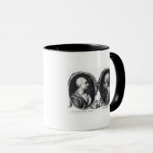 David Garrick en Shakespeare Mok (Voorkant rechts)