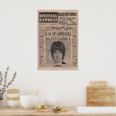 DAVID GARRICK Poster - 1966 originele NME Poster (Keuken)