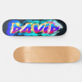 DAVID Gepersonaliseerd Graffiti Skateboard (Horizontaal)